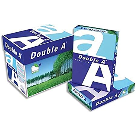 LOT DE 5 RAMETTES DE PAPIER BLANC DOUBLE A A4 80G/M² 500 FEUILLES