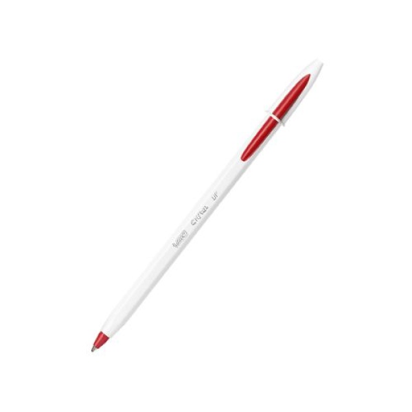 BOITE DE 20 STYLOS BIC CRISTAL UP –ROUGE