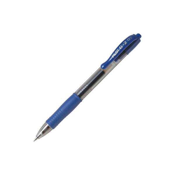 BOITE DE 12 STYLOS GÉL PILOT G2 MÉDIUM – BLEU