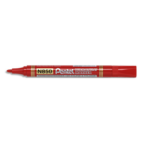 MARQUEUR PERMANENT PENTEL N850 ROUGE