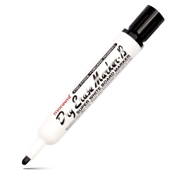 MARQUEUR MONAMI DRY ERASE MARKER-B EFFACABLE POUR TABLEAU BLANC - NOIR