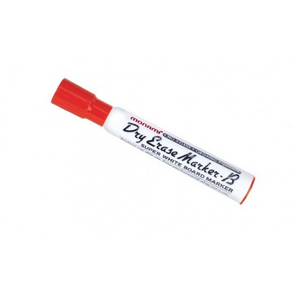 MARQUEUR MONAMI DRY ERASE MARKER-B EFFACABLE POUR TABLEAU BLANC - ROUGE